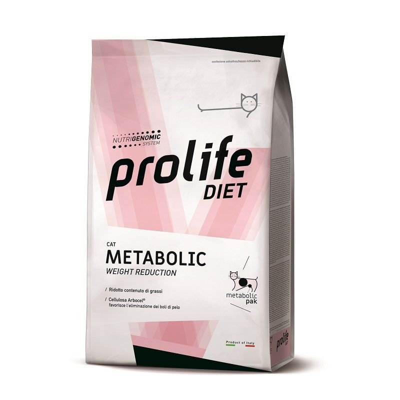 Prolife diet cat Metabolic 1,5kg crocchette dietetiche gatto