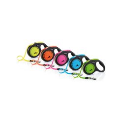 Flexi New Neon 5mt guinzaglio a fettuccia