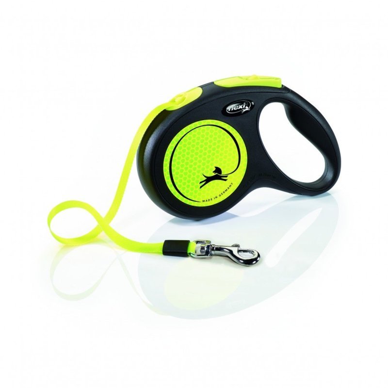 Flexi New Neon 5mt guinzaglio a fettuccia Giallo