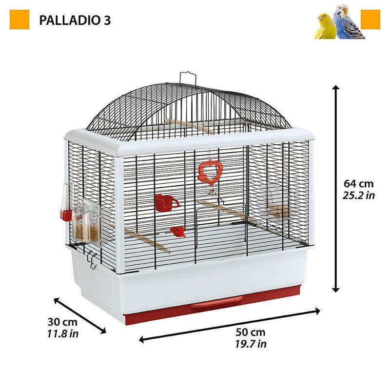 Ferplast Palladio 3 gabbia per uccelli