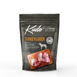 Kudo Mini Adult Tacchino e Anatra 3kg pressato a freddo per cani