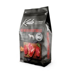 Kudo Adult Red Meat Manzo e Maiale 12kg Medium Maxi pressato a freddo per cani