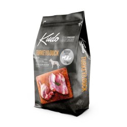 Kudo Light & Senior Tacchino Anatra 12kg Medium Maxi pressato a freddo per cani