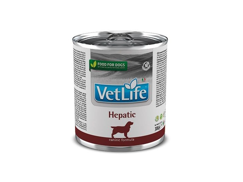 Vet Life Farmina Hepatic 300g umido dietetico cane