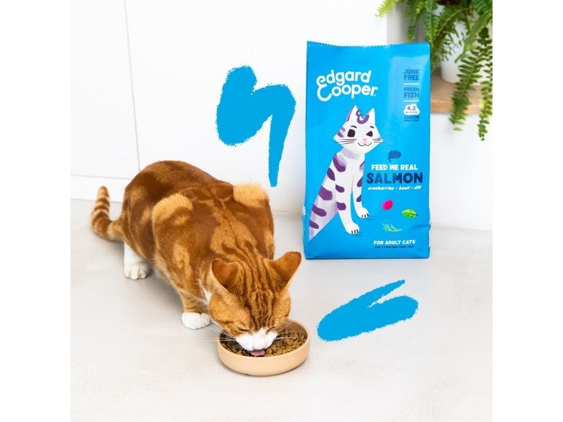 Edgard&Cooper Salmone fresco crocchette gatto