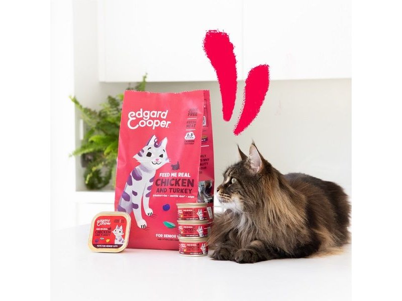 Edgard&Cooper Senior Pollo e Tacchino crocchette gatto Edgard&Cooper Senior Pollo e Tacchino crocchette gatto