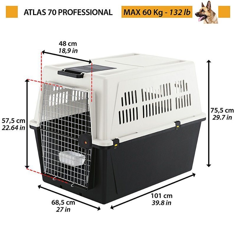 Ferplast Atlas 70 Professional trasportino auto