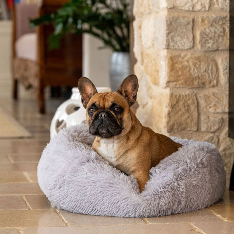 Ferplast Cuddly cuscino grigio per cani e gatti in cotone e peluche