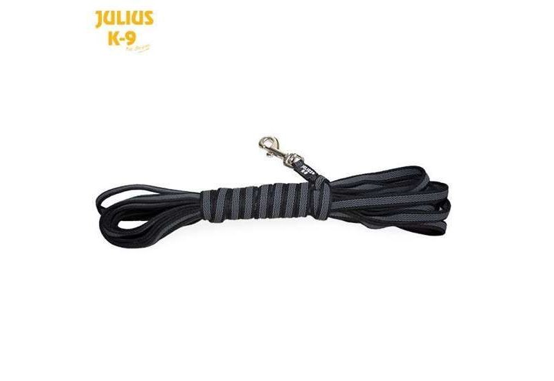 Julius K9 Guinzaglio Color & Gray 20mm x 5m supergrip con maniglia