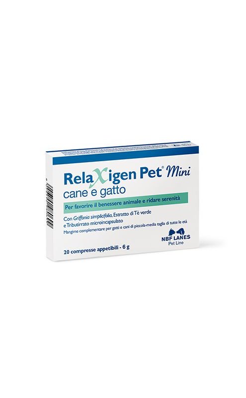 NBF Lanes Relaxigen Pet Mini 20 compresse cane e gatto