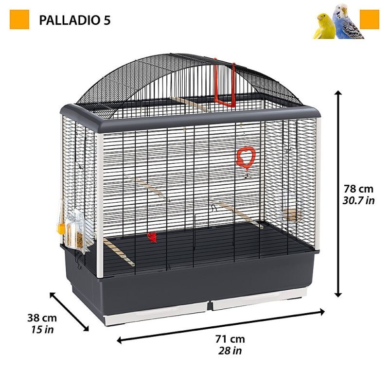 Ferplast Palladio 5 gabbia per uccelli