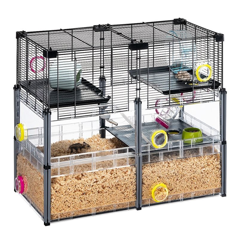 Ferplast Multipla hamster crystal gabbia per criceti - AquaZooMania Shop
