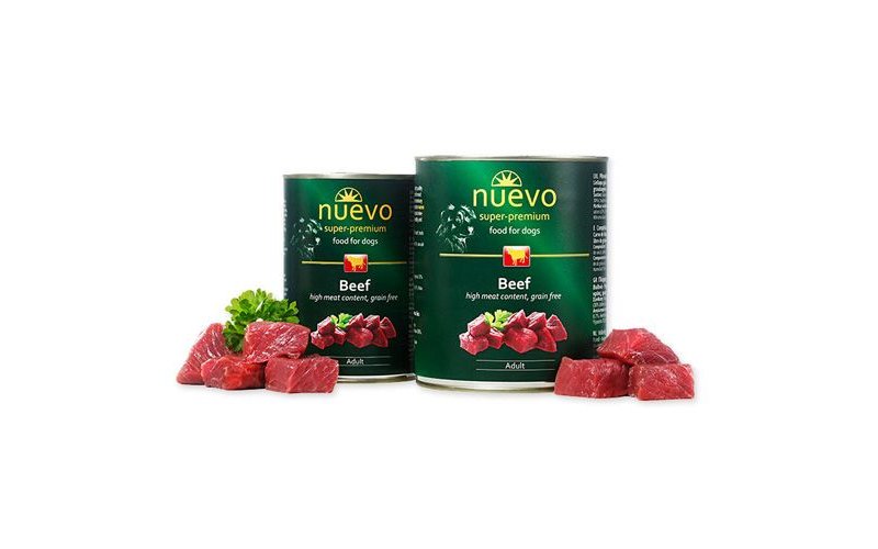 Nuevo Manzo adult dogs 400g umido cane