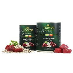 Nuevo Agnello e Manzo senior dogs 400g umido cane