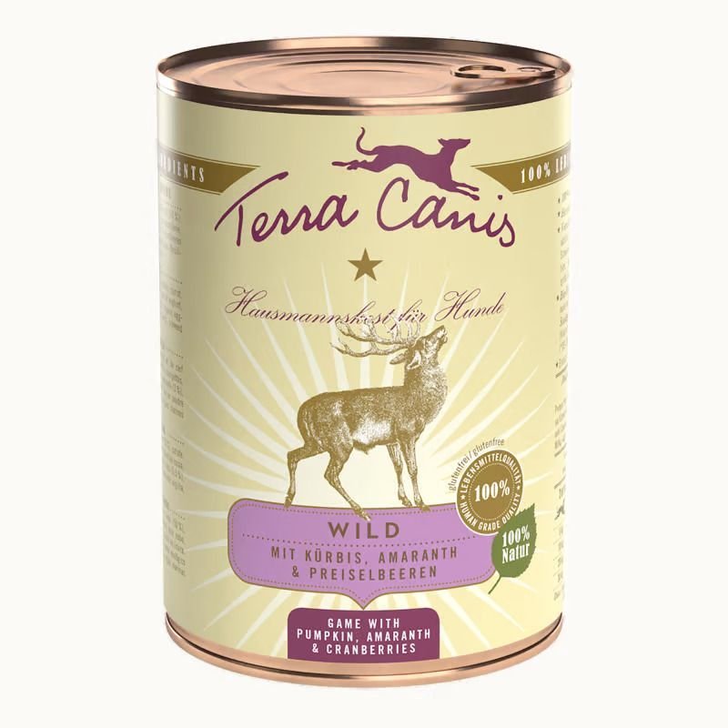 TerraCanis Classic Selvaggina 400g umido cane