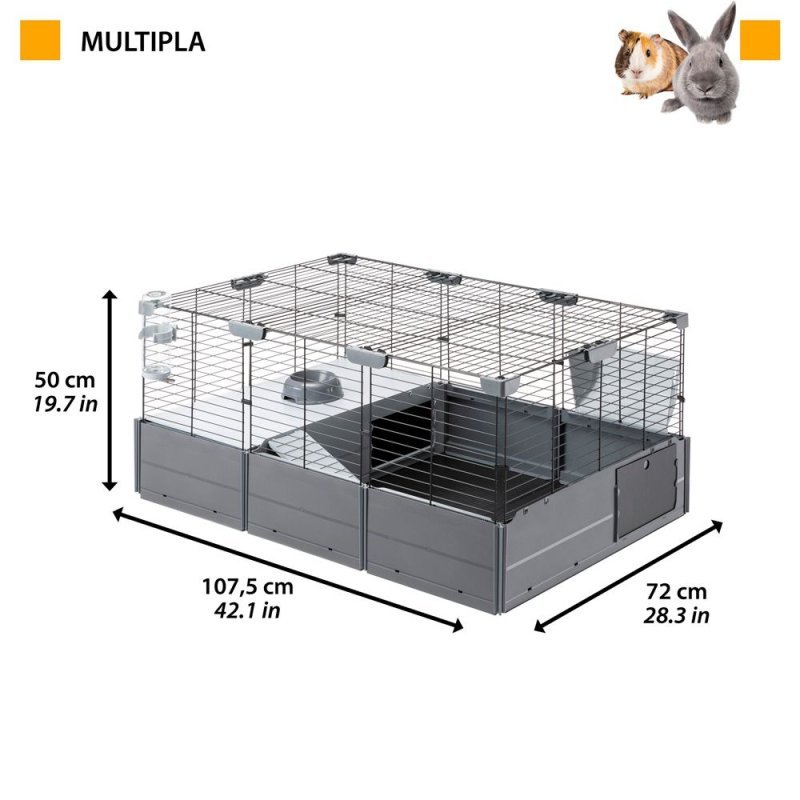 Ferplast Multipla gabbia per porcellini d'india e conigli