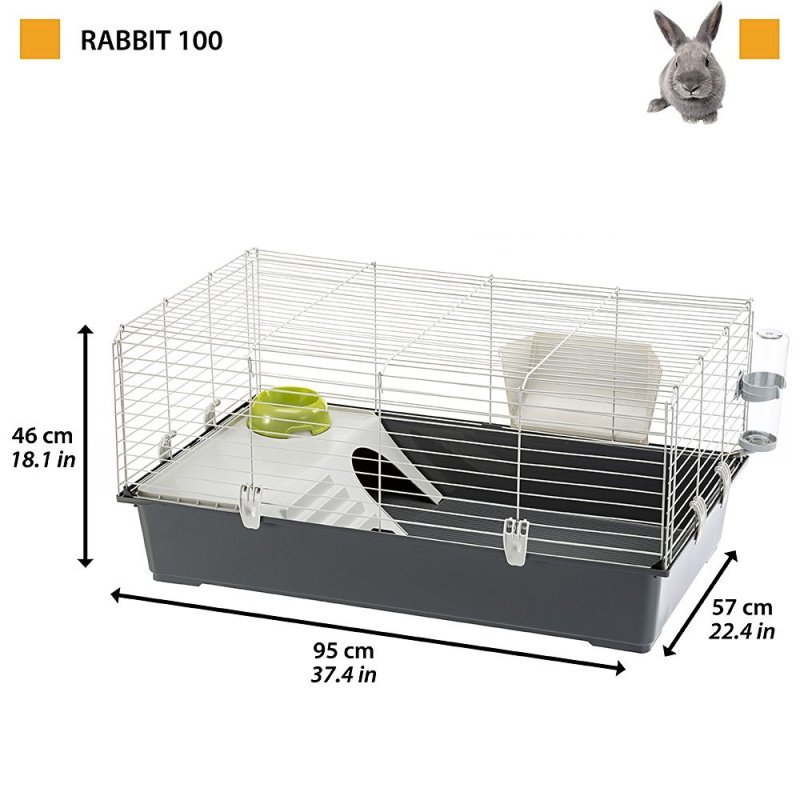 Ferplast Rabbit 100 gabbia per conigli