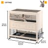 Ferplast Cottage gabbia per conigli - AquaZooMania Shop