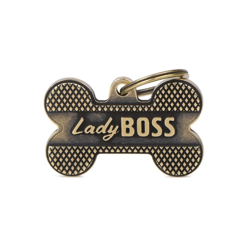 Medaglietta Bronx Osso Grande Lady Boss