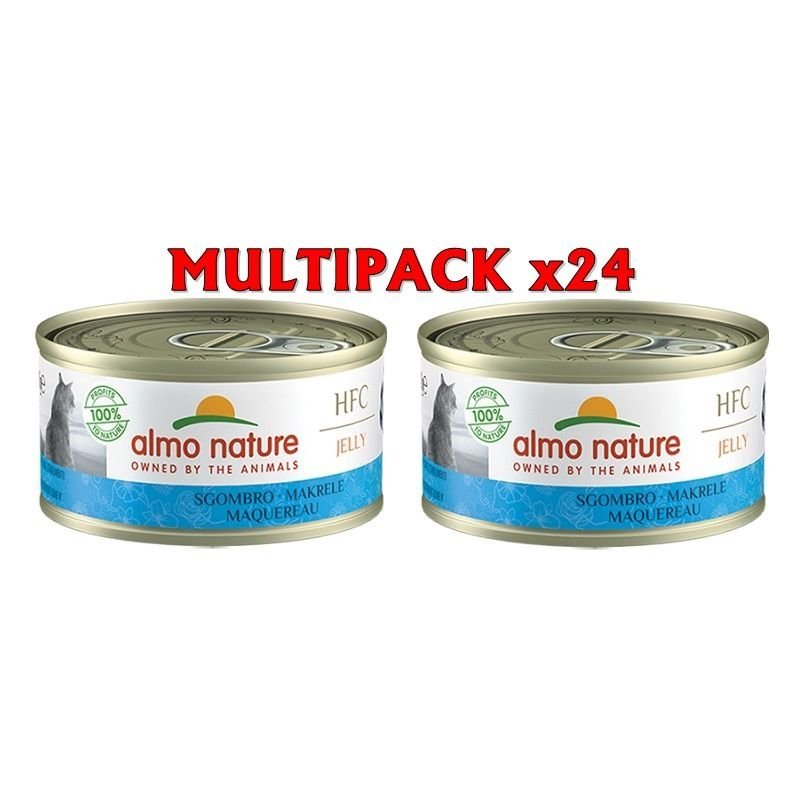 Almo Nature HFC Jelly Sgombro 24x 70g umido gatto