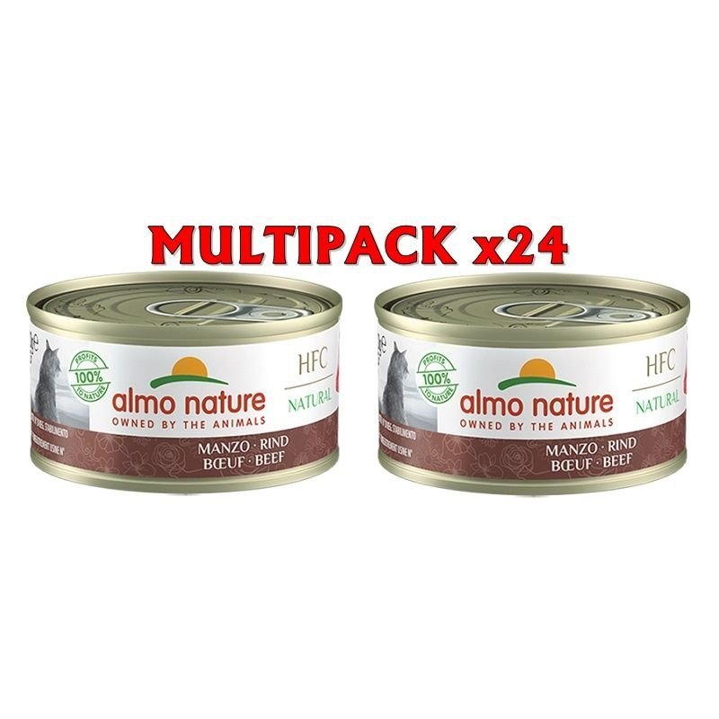 Almo Nature HFC Natural Manzo 70g umido gatto