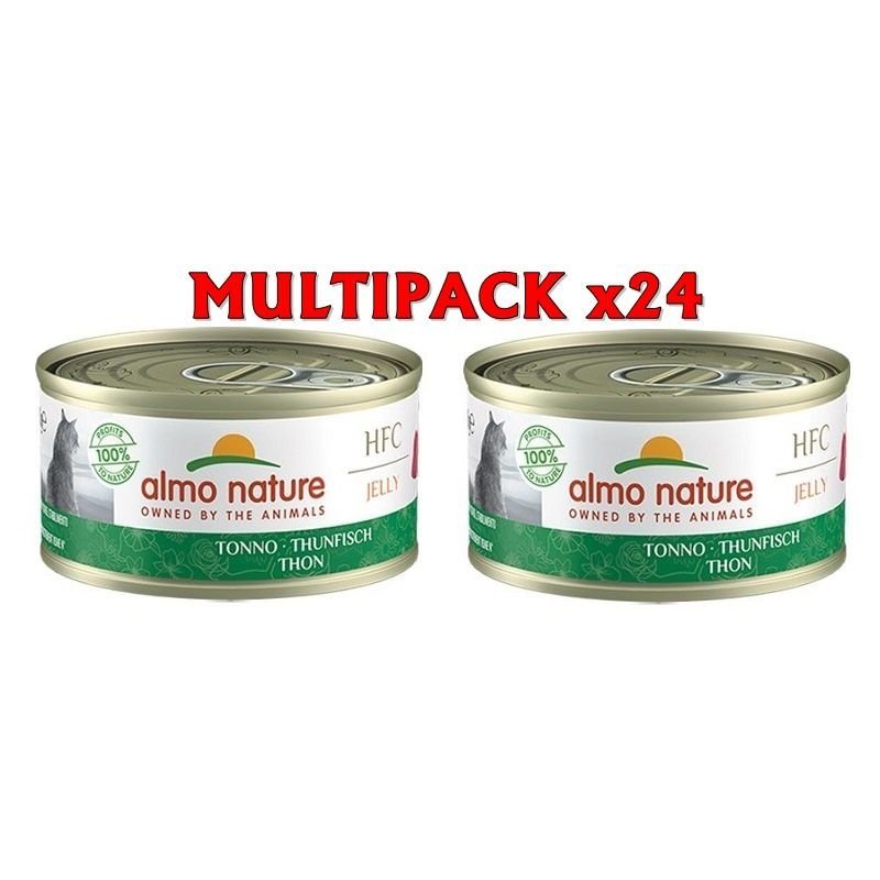 Almo Nature HFC Jelly Tonno 24x 70g umido gatto