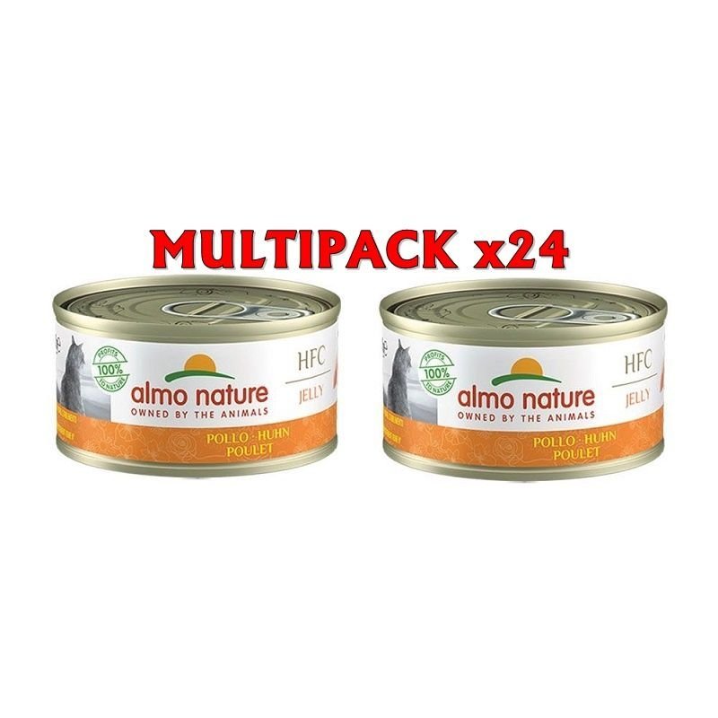 Almo Nature HFC Jelly Pollo 24x 70g umido gatto