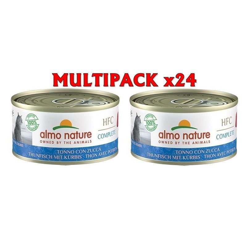 Almo Nature HFC Complete Tonno con zucca 24x 70g umido gatto