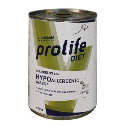 Prolife diet Hypoallergenic Insect 400g umido dietetico cane