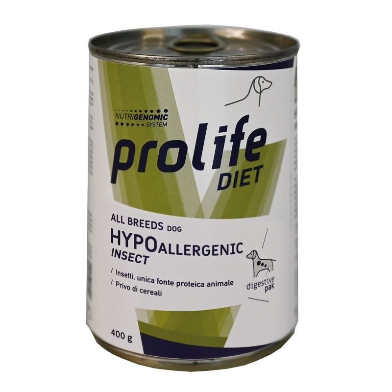 Prolife diet Hypoallergenic Insect 400g umido dietetico cane