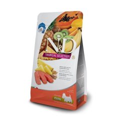 N&D Tropical Mini Adult Salmone 1,5kg crocchette cane con frutta tropicale