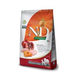 N&D Adult Pollo, Zucca e Melograno Medium Maxi 12kg grain free crocchette cane