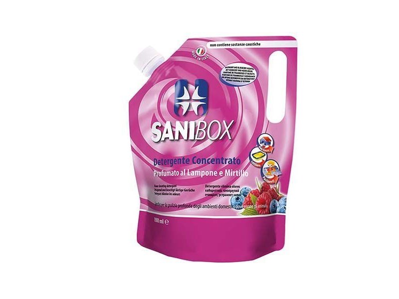 Sanibox Lampone e Mirtillo detergente igenizzante 1 litro