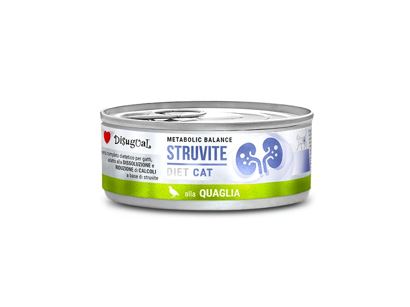 Disugual Struvite Quaglia 85g umido dietetico gatto