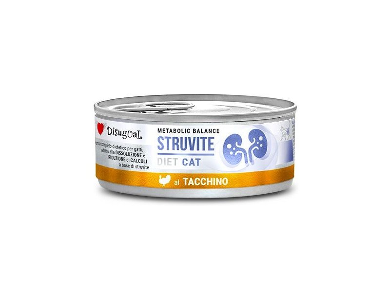 Disugual Struvite Tacchino 85g umido dietetico gatto