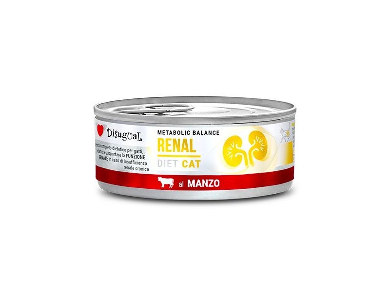 Disugual Renal Manzo 85g umido dietetico gatto