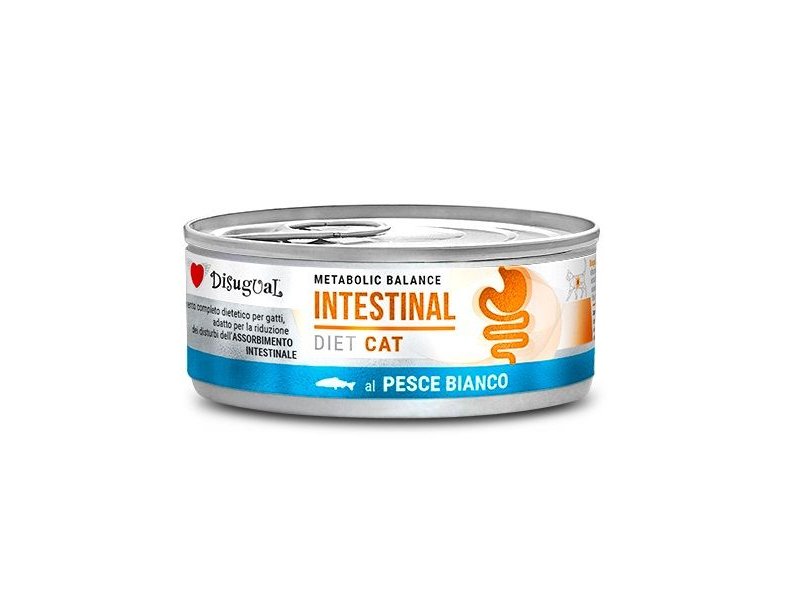 Disugual Intestinal Pesce Bianco 85g umido dietetico gatto