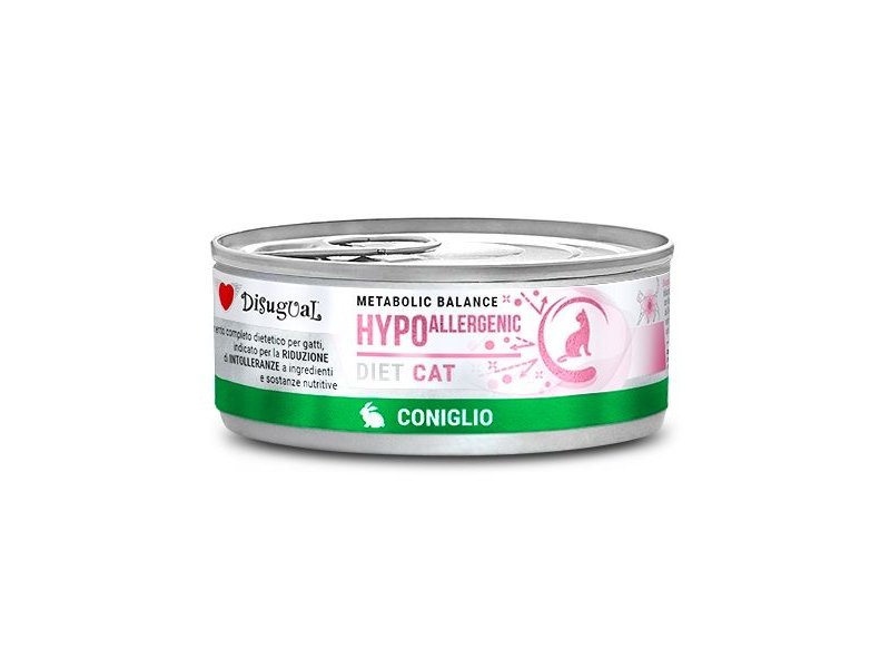 Disugual Hypoallergenic Coniglio 85g umido dietetico gatto
