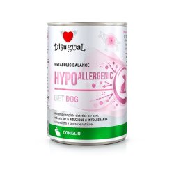 Disugual Hypoallergenic Coniglio 400g umido dietetico cane
