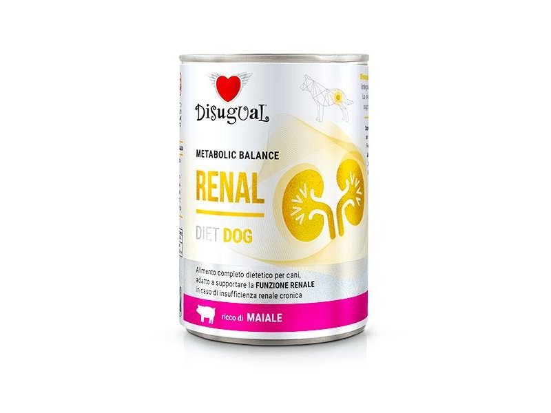 Disugual Renal Maiale 400g umido dietetico cane