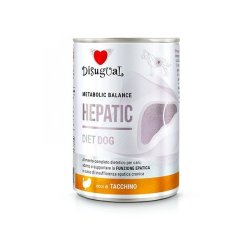 Disugual Hepatic Tacchino 400g umido dietetico cane