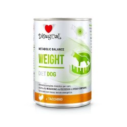 Disugual Weight Tacchino 400g umido dietetico cane