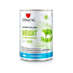 Disugual Weight Pesce Bianco 400g umido dietetico cane