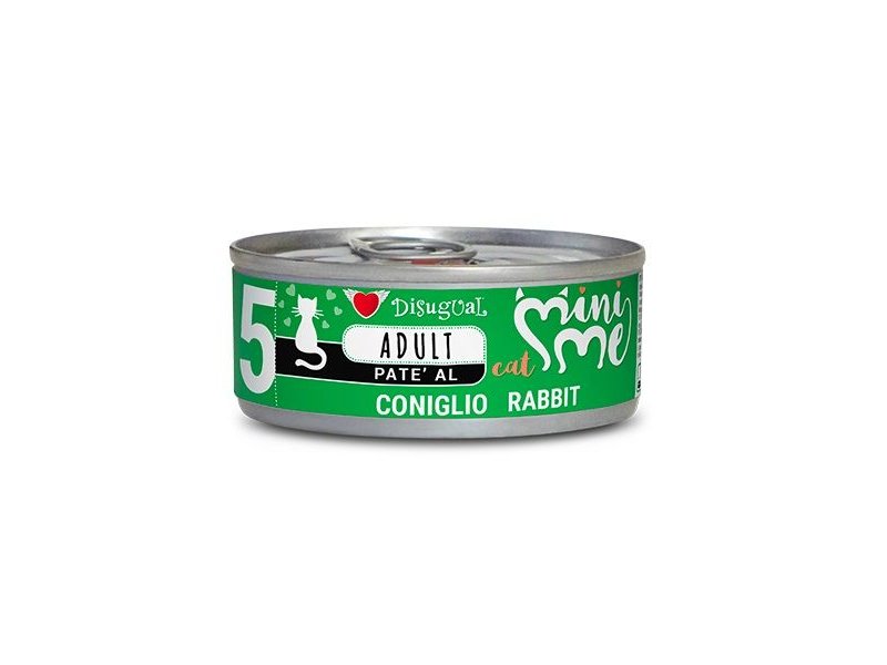 Disugual Mini Me 5 Coniglio 85g umido gatto