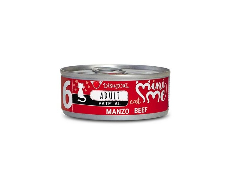 Disugual Mini Me 6 Manzo 85g umido gatto