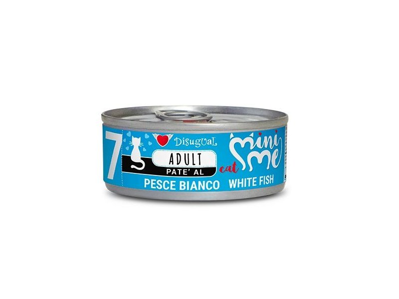 Disugual Mini Me 7 Pesce Bianco 85g umido gatto