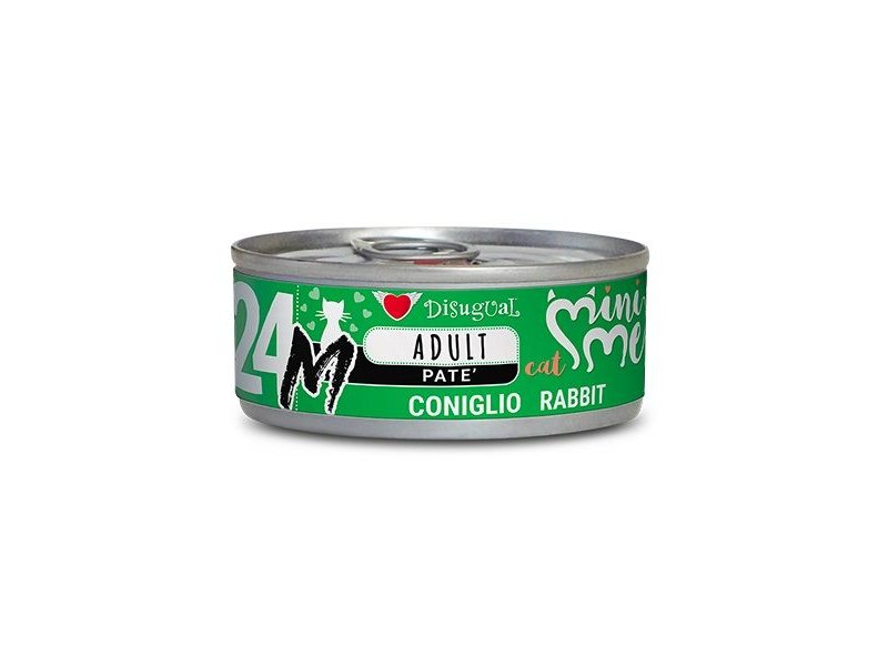 Disugual Mini Me 24 -M- Coniglio 85g umido gatto monoproteico