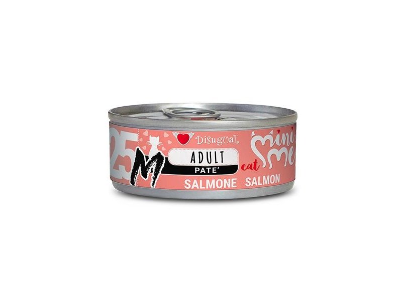 Disugual Mini Me 25 -M- Salmone 85g umido gatto monoproteico