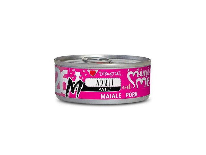 Disugual Mini Me 26 -M- Maiale 85g umido gatto monoproteico