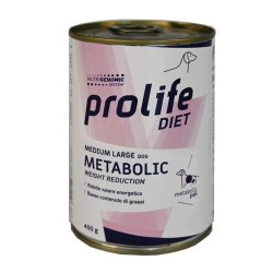 Prolife diet Metabolic 400g umido dietetico cane